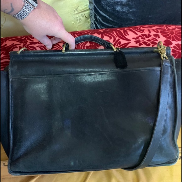 Coach Bags Authentic Vintage Coach Black Leather Briefcase Euc